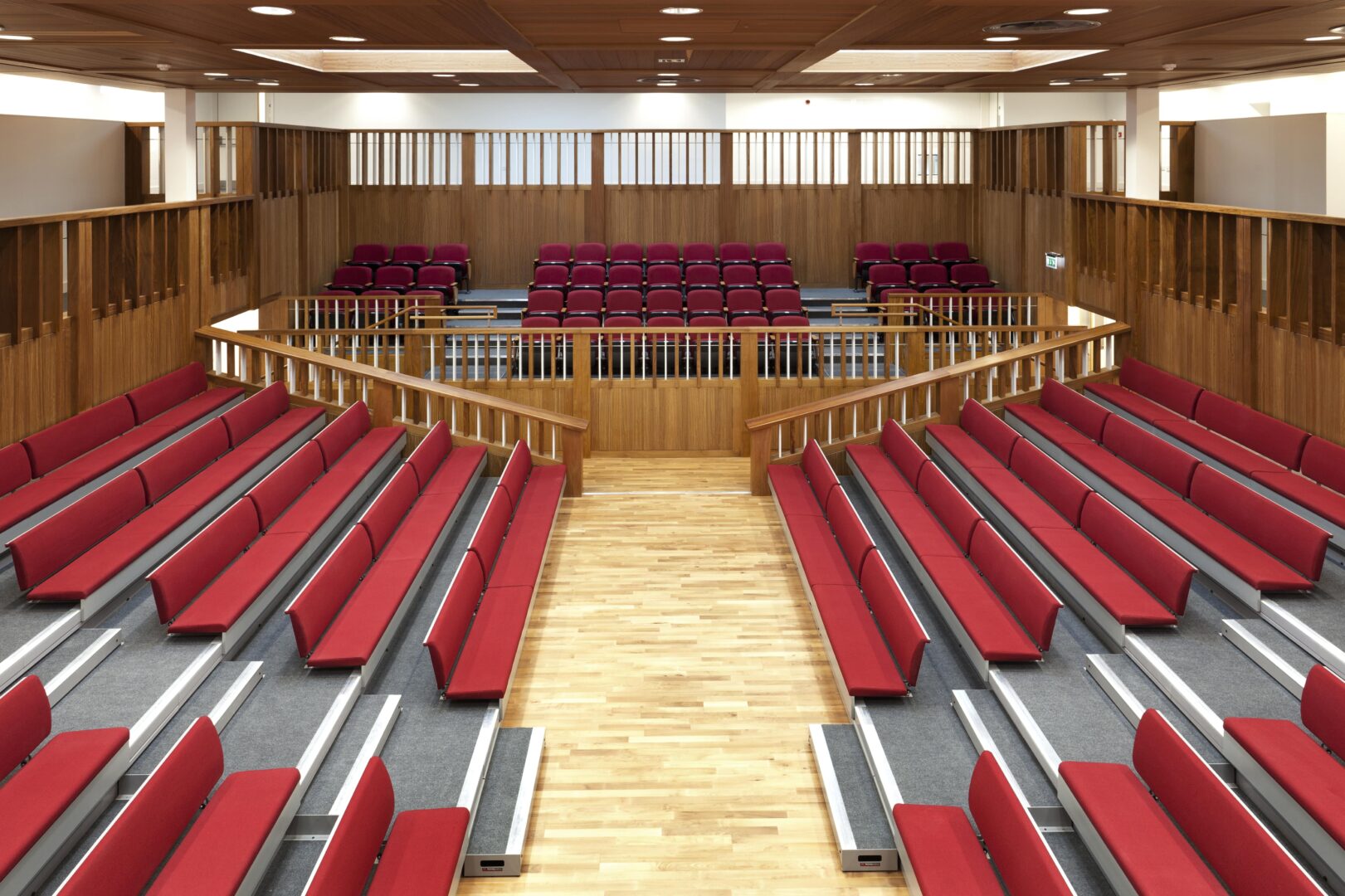 UCD debating chamber, hosting LawSoc and L&H debate. Fitzgerald Chamber