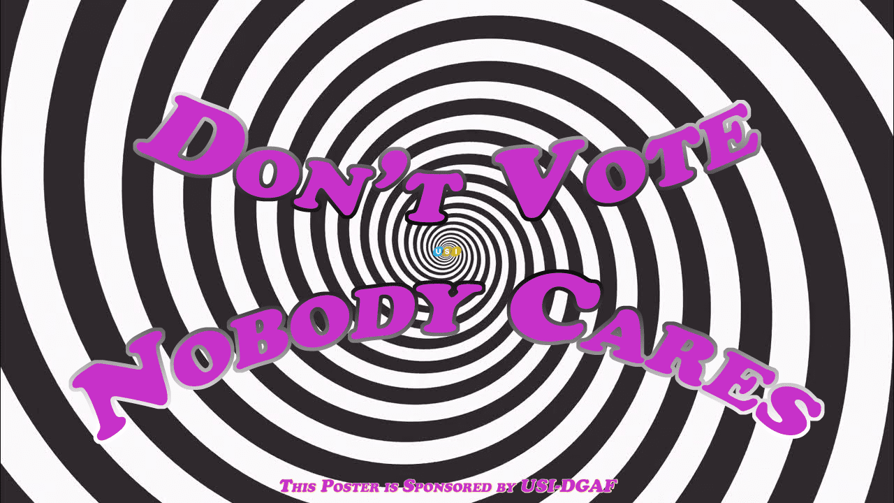 USIDGAF campaign poster