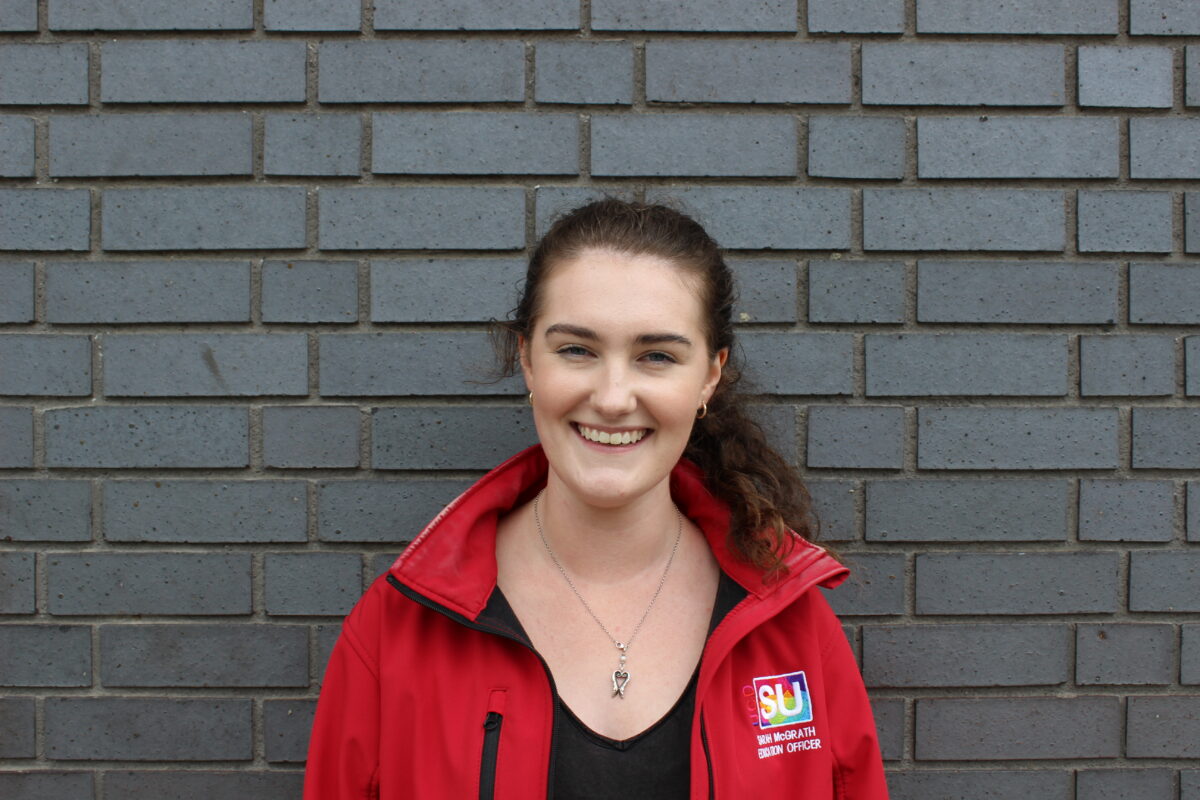 Sarah McGrath UCDSU Education Officer. Photo credit: Hugh Dooley (The College Tribune)