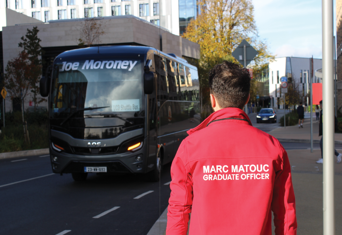 New Free Shuttle Bus 
Between Smurfit and Belfield Campus Announced by UCD